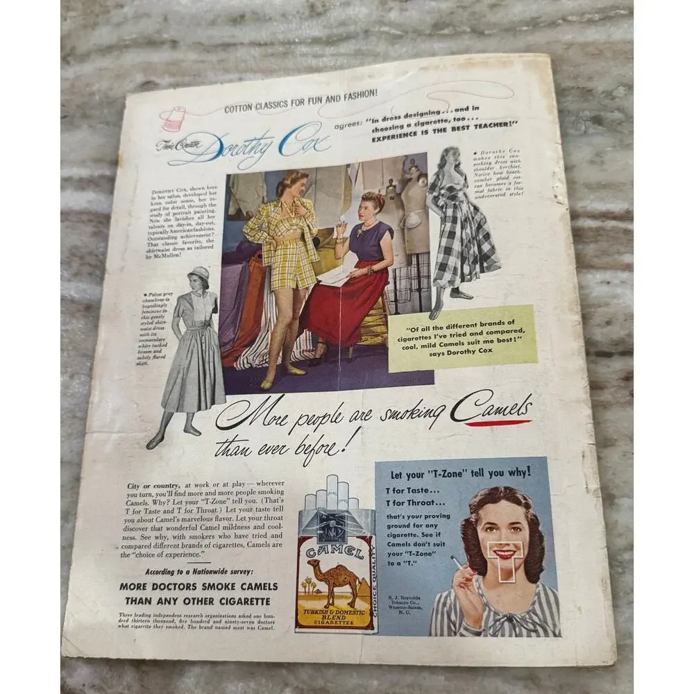 Vtg Screen Stories Magazine Aug. 1948 Diana Lynn Ads Movies +